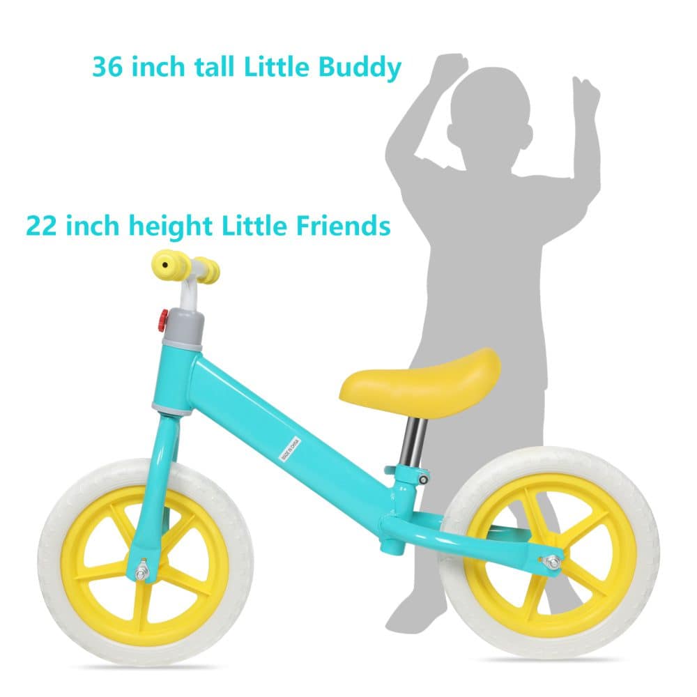 11inch Kids Balance Bike Adjustable Height Carbon Steel & PE Tires for 2-6 Years - Image 6