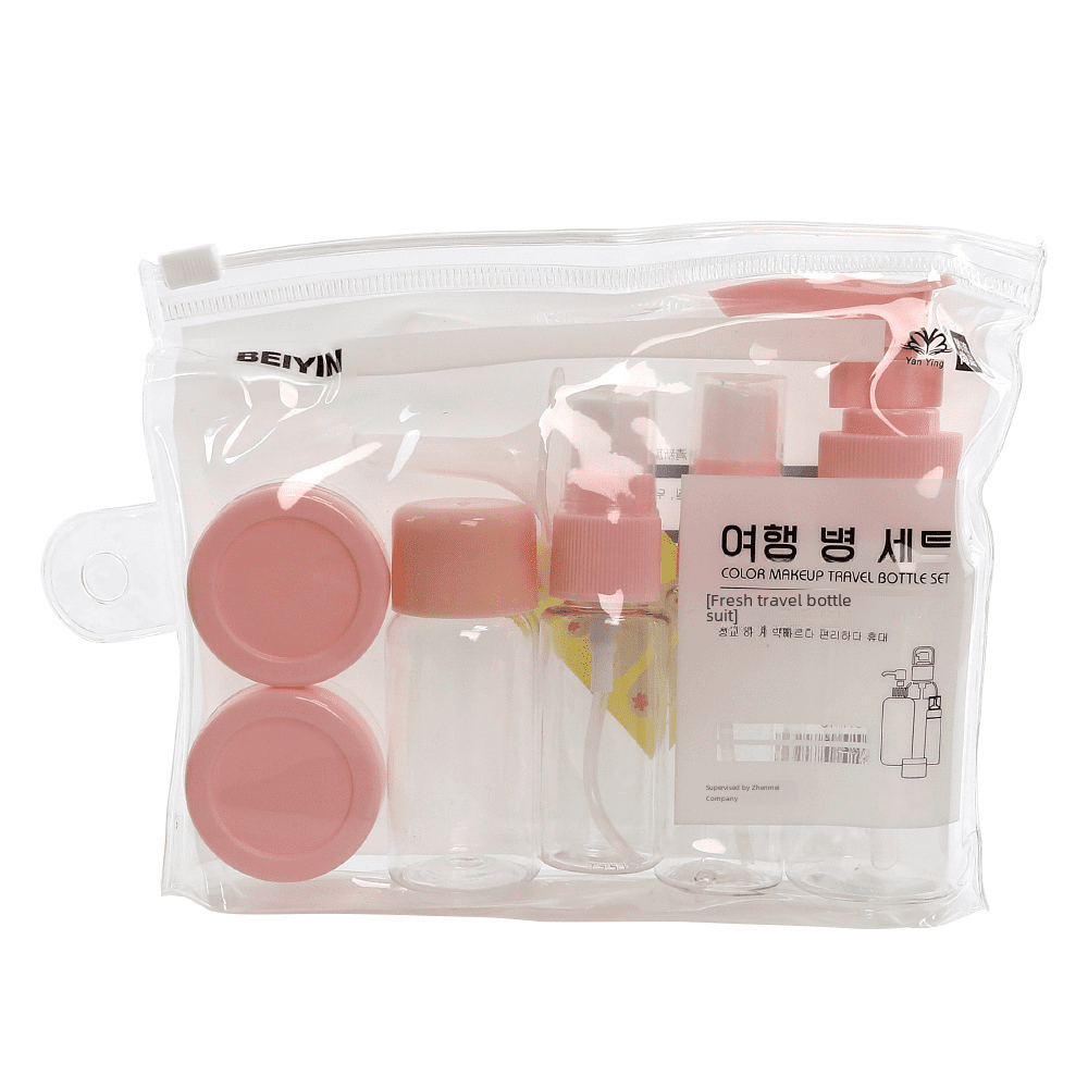 Travel Sub-bottling 11-piece Spray Bottle Lotion Bottle Cosmetic Bottle PET Plastic Bottle - Image 3