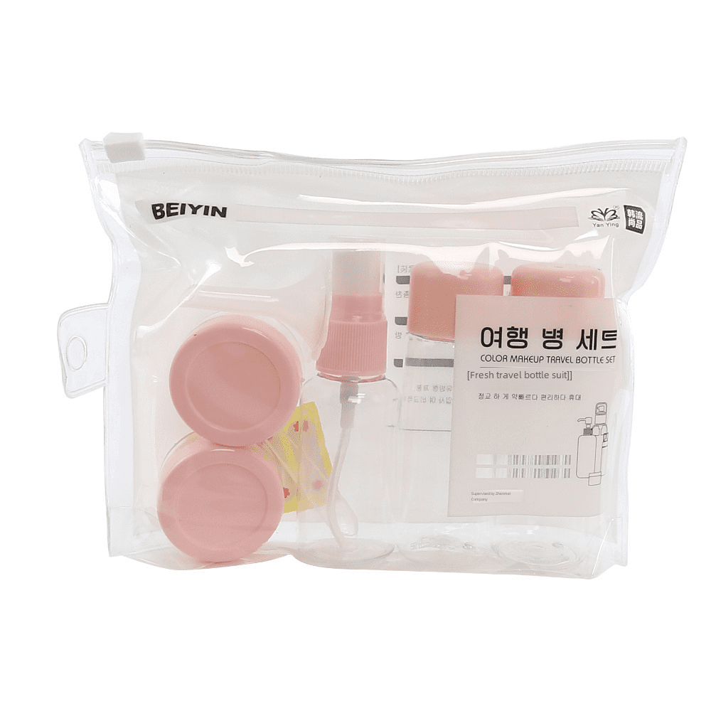 Travel Sub-bottling 11-piece Spray Bottle Lotion Bottle Cosmetic Bottle PET Plastic Bottle - Image 4