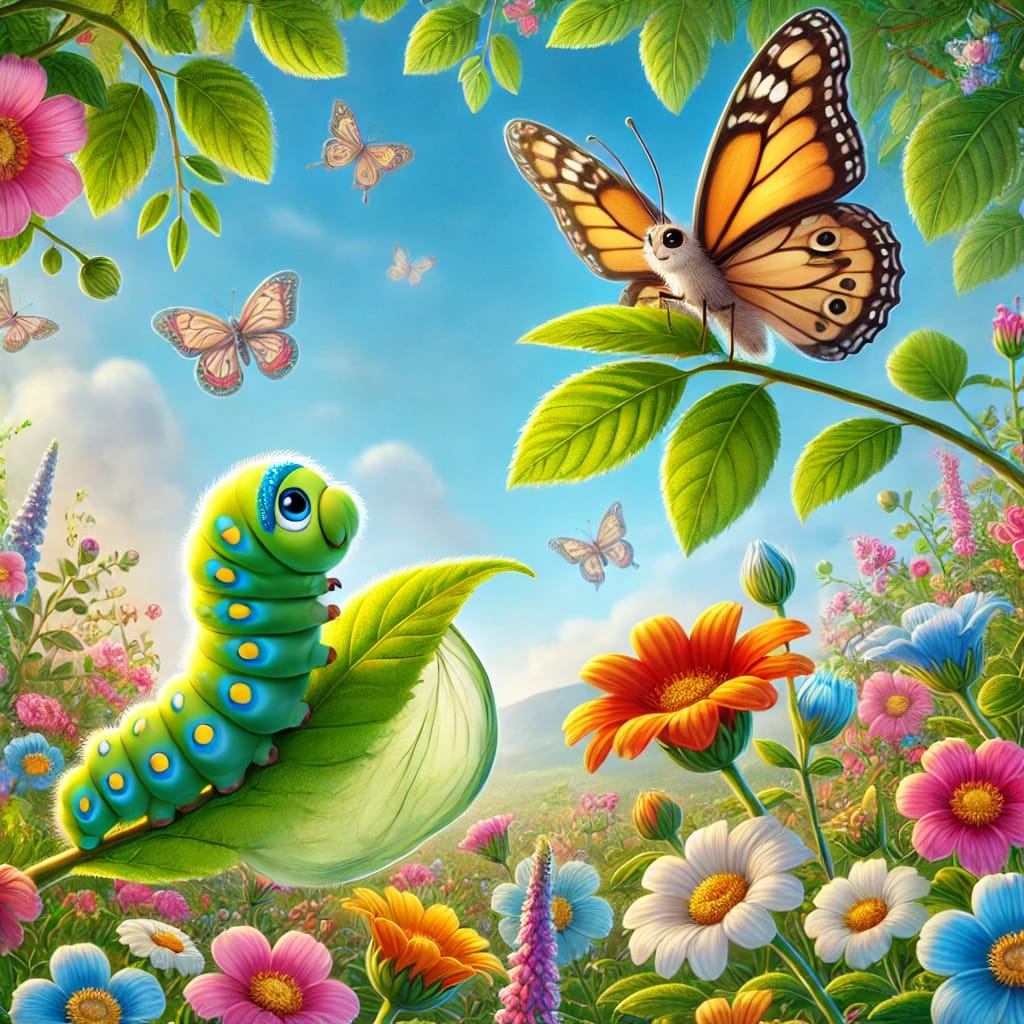 The Butterfly Who Learned to Be Patient moral story for kindergarten kids