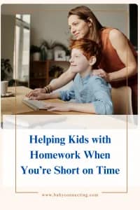 Helping Kids with Homework When You’re Short on Time