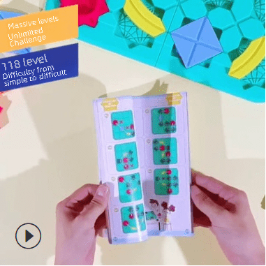 Road Maze Children's Early Education Logical Thinking Training Track Pull Back Forklift Table Game Interactive Educational Toys - Image 3