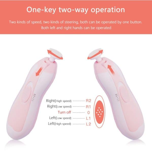 Electric Nail Clipper â€“ Baby Nail Trimmer Clipper Set (random Color) - Image 7
