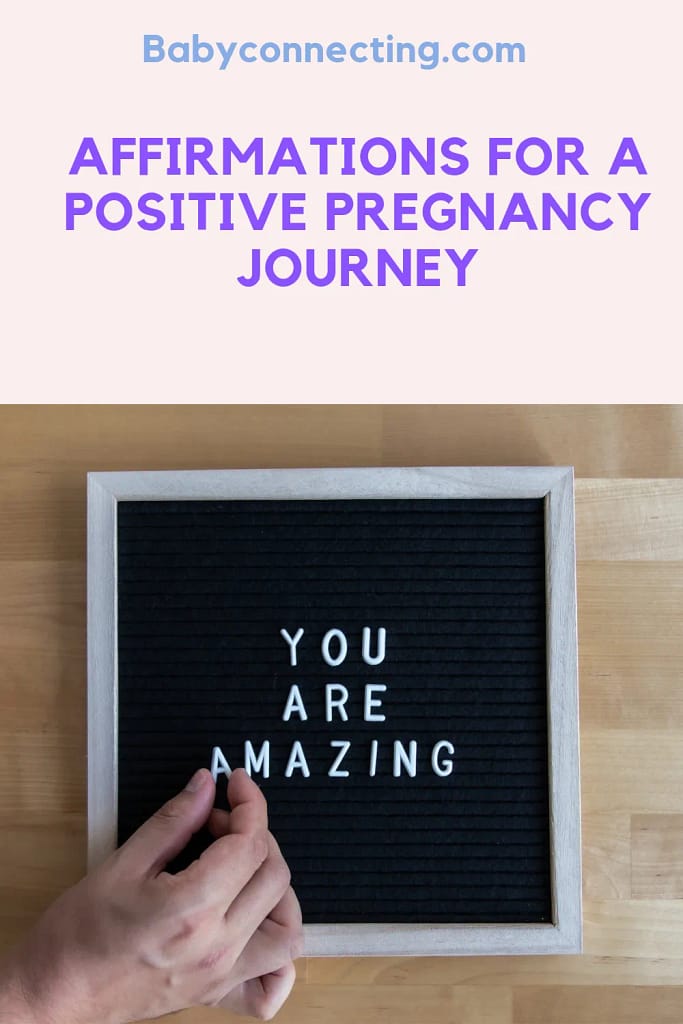 Affirmations for a Positive Pregnancy Journey