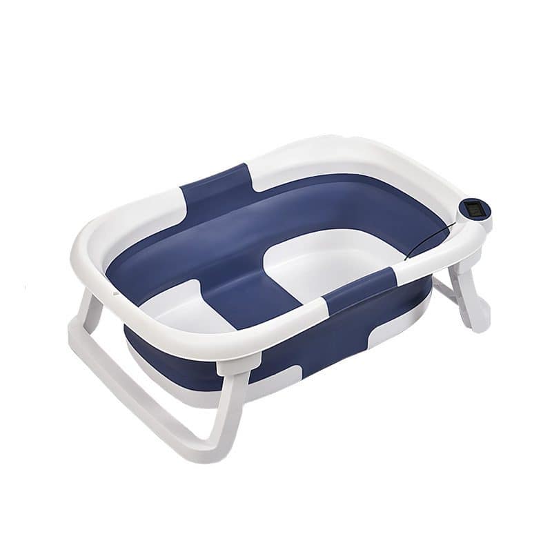 CAN NOT LIST TO AMAZON US! Three-fold Bathtub Baby Bath Tub Temperature-measuring Children's Bath Tub - Image 3