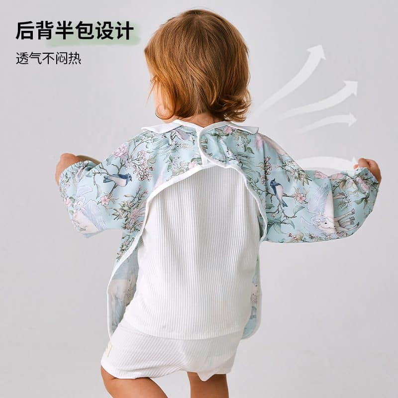 Baby Dinner Bib Infant Supplementary Cover Summer Children's Summer Thin Waterproof Dirty-proof Food Bag - Image 5