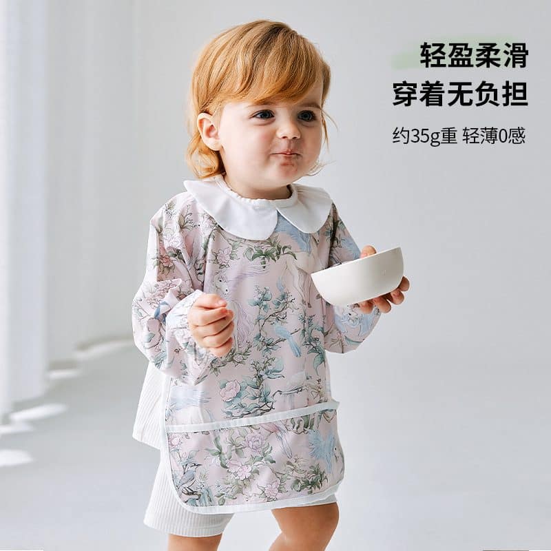 Baby Dinner Bib Infant Supplementary Cover Summer Children's Summer Thin Waterproof Dirty-proof Food Bag - Image 4
