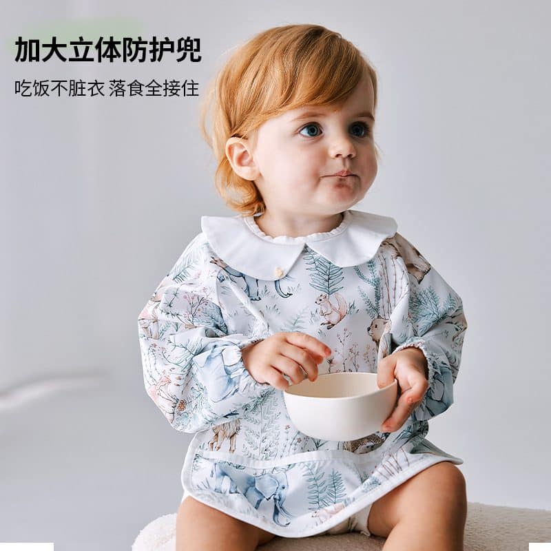 Baby Dinner Bib Infant Supplementary Cover Summer Children's Summer Thin Waterproof Dirty-proof Food Bag - Image 3