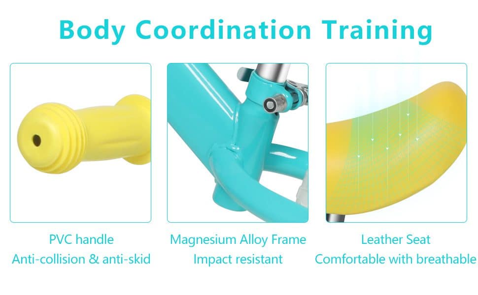 11inch Kids Balance Bike Adjustable Height Carbon Steel & PE Tires for 2-6 Years - Image 3