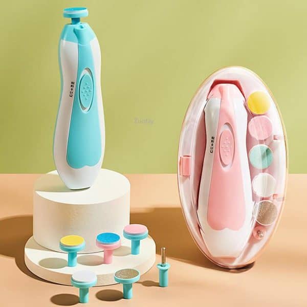 Electric Nail Clipper – Baby Nail Trimmer Clipper Set (random Color) - Image 6