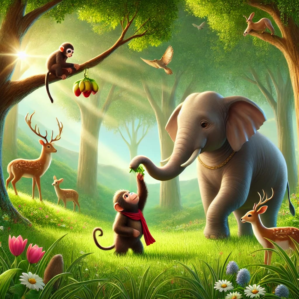 The Kind Elephant moral story for kindergarten kids